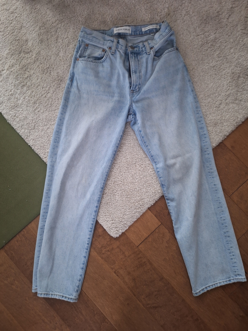 Denim Forum 90s High-Rise Straight Jeans